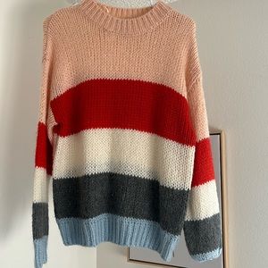 Colorful sweater size large